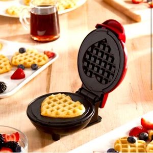 Heart mini maker waffle